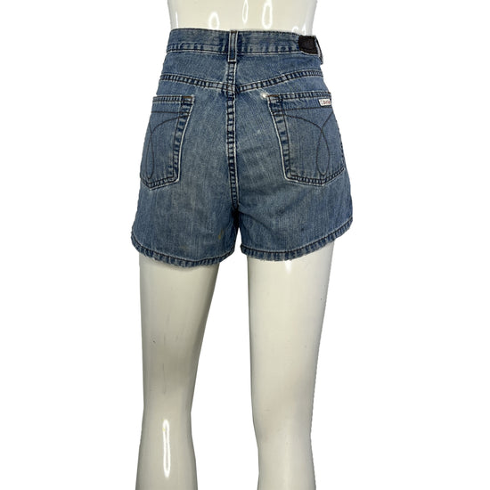 Calvin Klein Denim Shorts Light Blue Size 8 SKU 000424-8