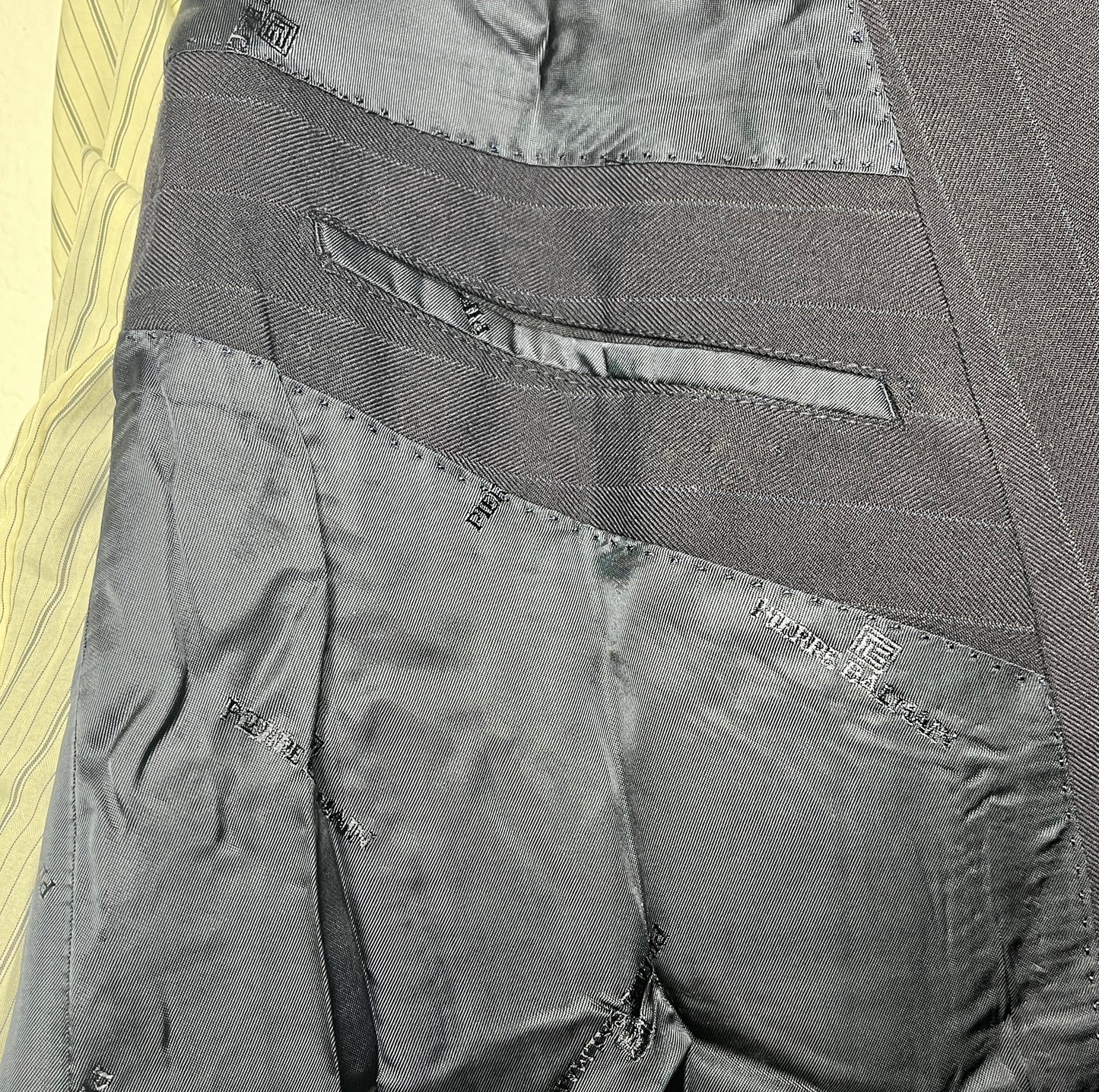 Balmain MEN'S Jacket Pin Striped Navy Size XXL SKU 000441