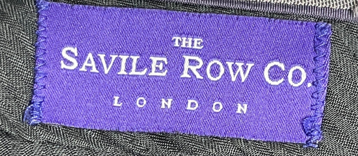 The Savile Row Co. MEN'S Dress Pants Black Size 42x32 SKU 000449
