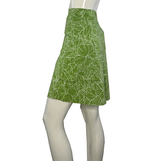 Jones New York Pencil Skirt Floral Green Size 14 SKU 000417