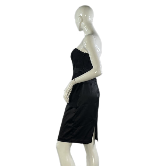 White House Black Market Strapless  Black Dress Size 4 SKU 000414