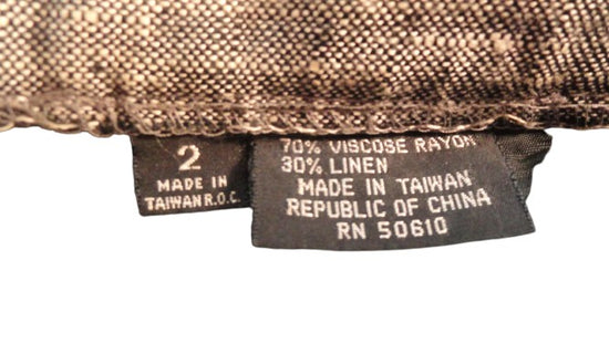 70's Tweed Black and Grey Just Below the Knee Power A-Line Skirt Size 2 SKU 000133