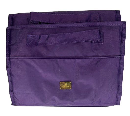 JM New York Makeup/ Jewelry Bag Roll-Up Purple SKU 000432
