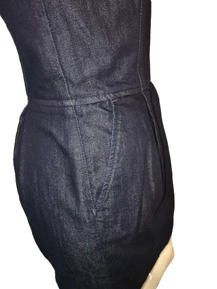 7 for All Mankind 90's Denim Dress Strapless Size Small SKU 000200