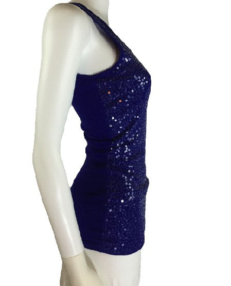 80's Top Purple Sequin Size S SKU 000101