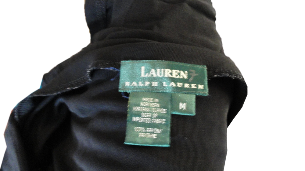 Ralph Lauren Top Black Size M (SKU 000246-7)
