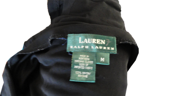 Ralph Lauren Top Black Size M (SKU 000246-7)
