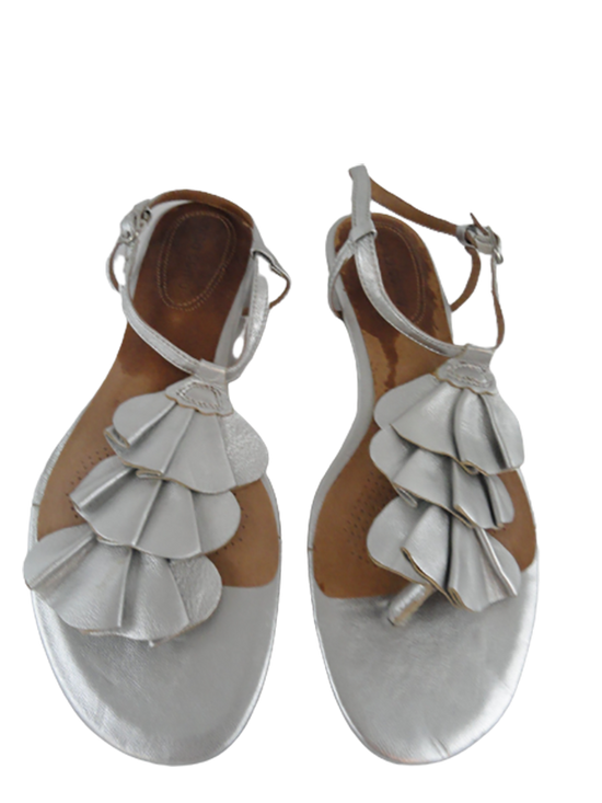 Corso Cumo Women's Sandals Silver Size 10 SKU 000280-6