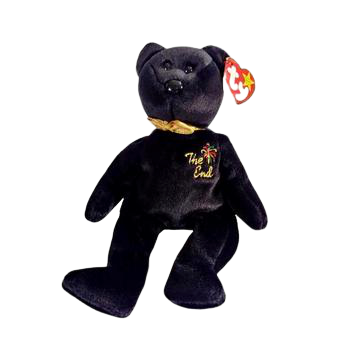 Ty Beanie Baby The End Bear (SKU 000220-1)