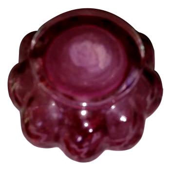 Vintage Fenton Cranberry Glass Decanter (SKU 000000-5-11)