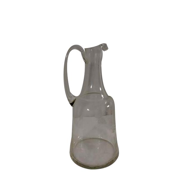 Pitcher Etched Glass Clear ( SKU 000176 )