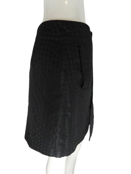 BCBG Knee Length Skirt Black Size 6 SKU 000013