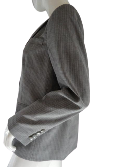 DKNY 80's Long Blazer Gray Size S SKU 000050