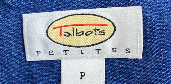 Talbots Jean Jacket Blue Size P  SKU 000343-8