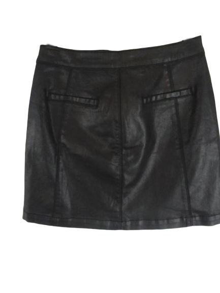 Calvin Klein 60's Skirt Black Stretch Size 27 (SKU 000271-22)