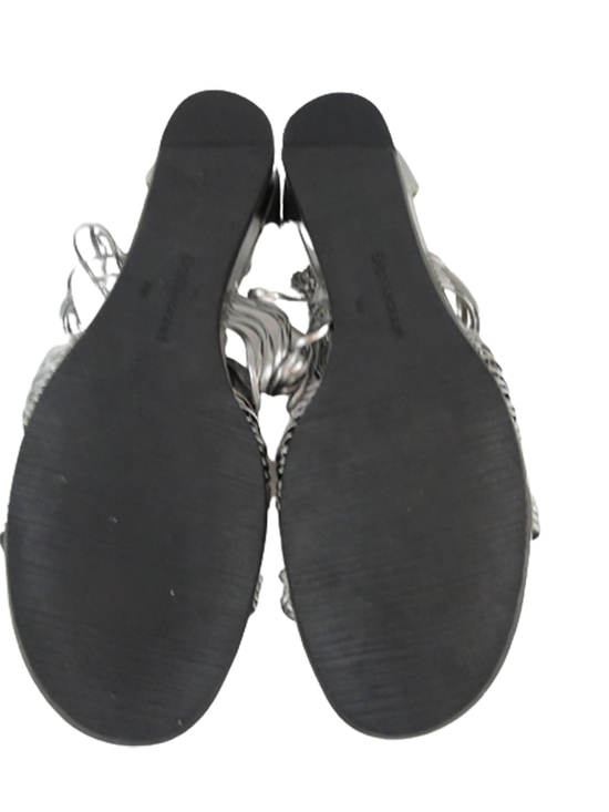 Enzo Angioimi Women's Sandals Silver 11M NWOT SKU 000280-7