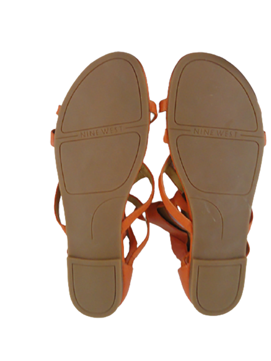 Nine West Women's Sandals Orange 10M NWOT SKU 000280-4