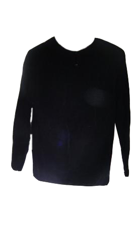 Ralph Lauren 70's Top Black Velvet Designer  Size 6 (Blue) SKU  000127
