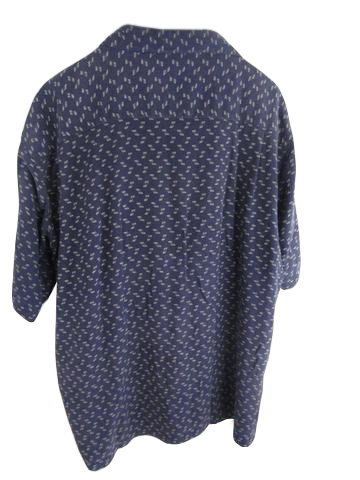 Toscano Men's Shirt Blue Size XXL SKU 000161