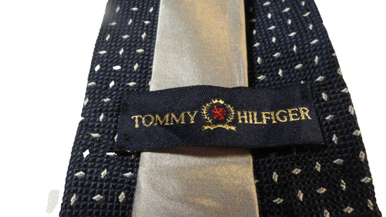 Men's Tommy Hilfiger Tie Navy Blue SKU 000284-7 Bg1
