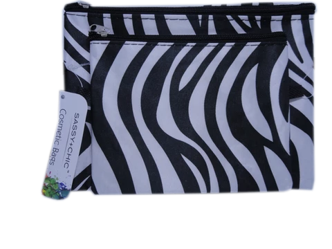 Cosmetic Bags Black and White NWT (SKU 000216-18)