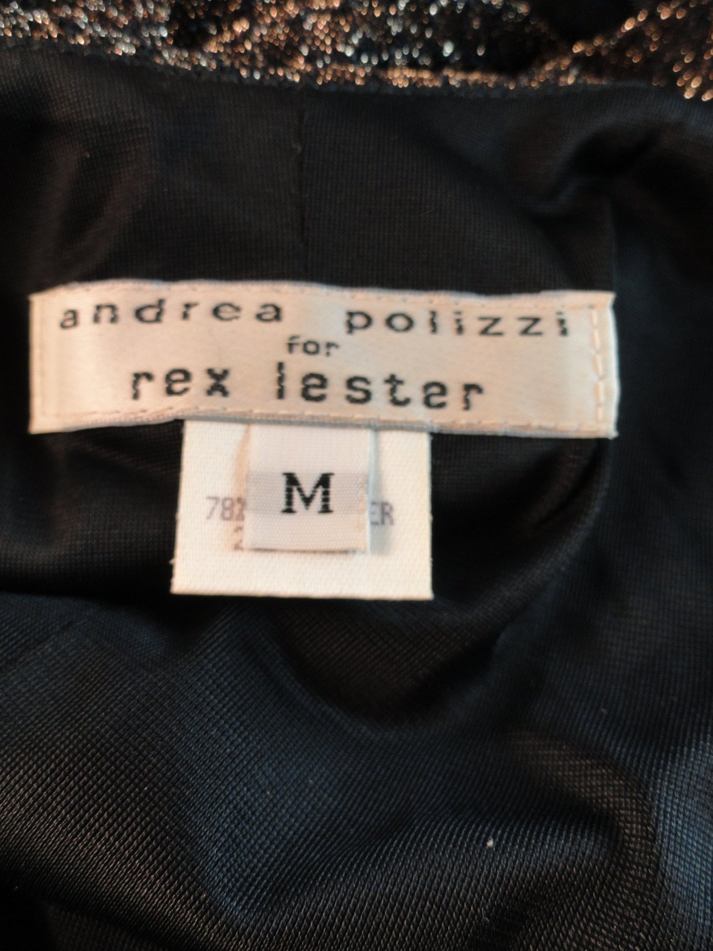 Andrea Polizzi for Rex Lester 80's Tank Top Bronze Sz Med SKU 000025