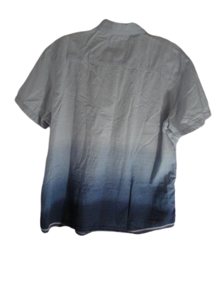 INC Men's Short Sleeve Shirt Blue Size 3 XL SKU 000166