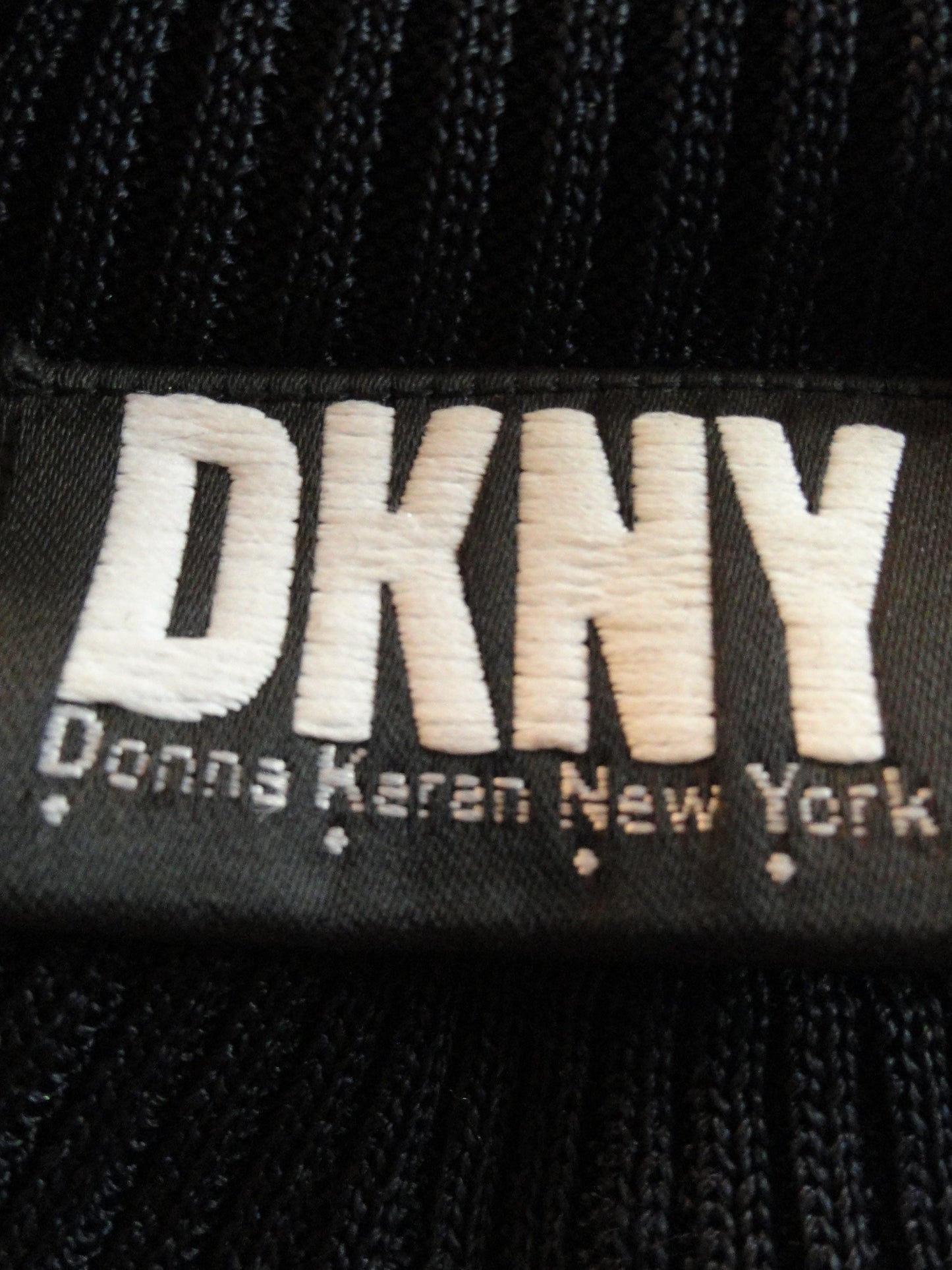 DKNY High Neck Navy Sleeveless Knit Body Suit Size M SKU 000052
