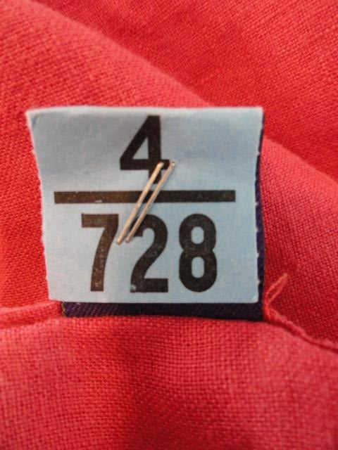 Men's Alan Fusser 80's Linen SS Shirt Red Size XL SKU 000275-3