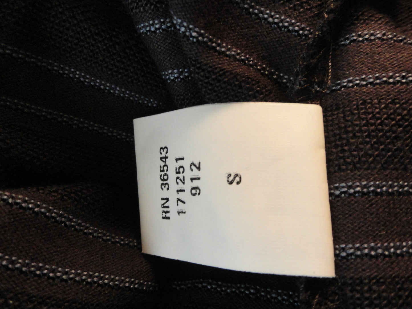 MENS Van Heusen 60's Blue and Brown Stripe Short Sleeve Shirt Size XL SKU 000160