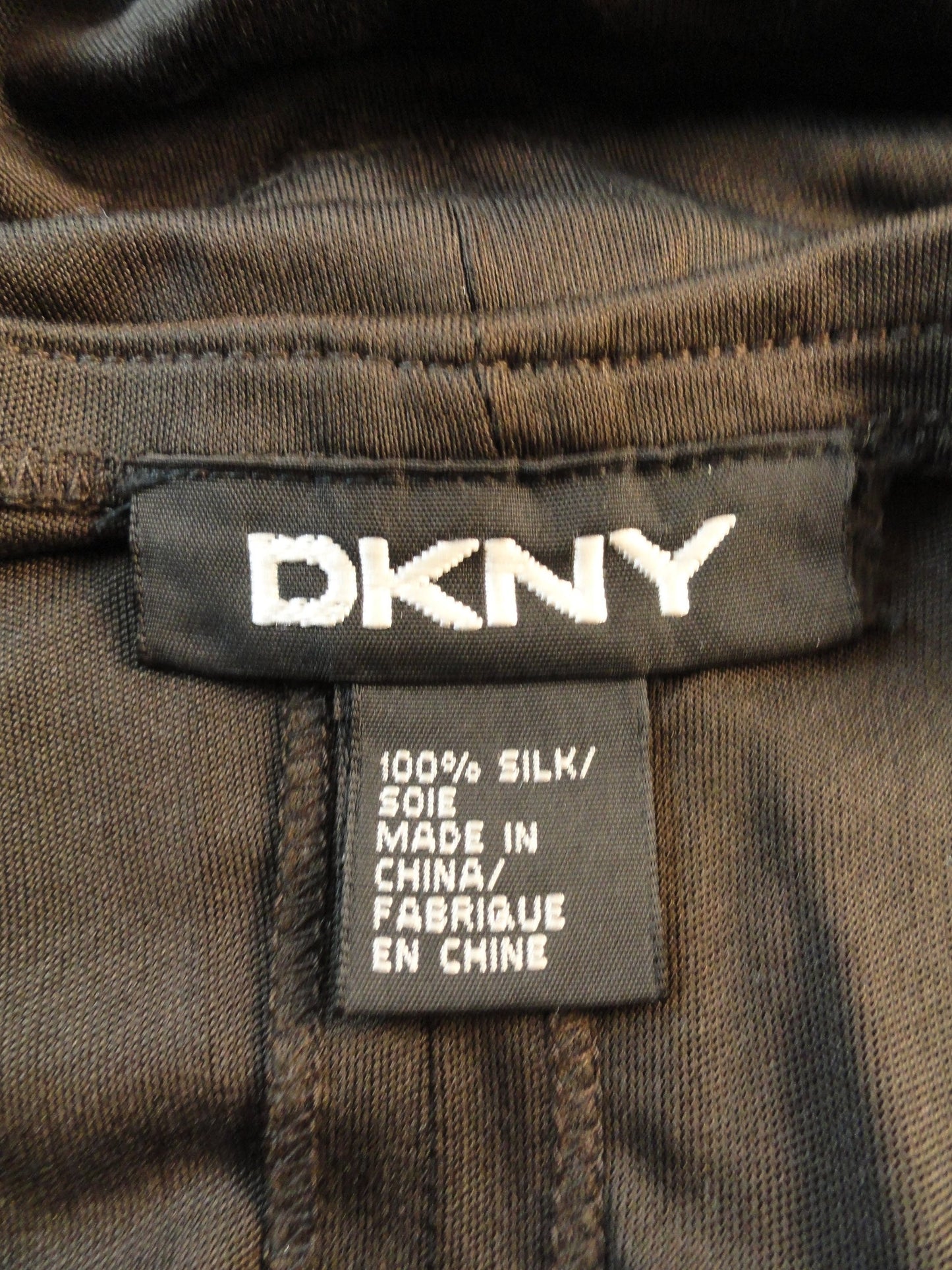 DKNY 70's Skirt Black Foliage Print SKU 000094