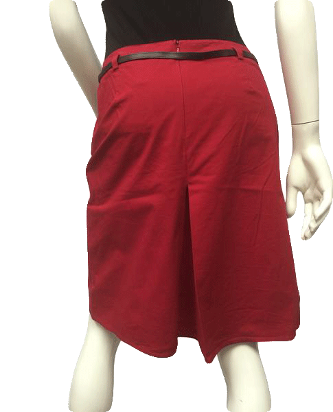 Moda International 80's Skirt Red Size 8 SKU 000054