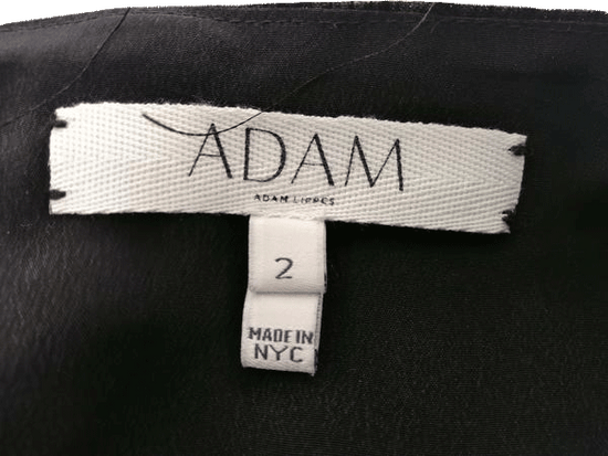 Adam 90's Black Eyelash Fringe Mini Skirt Size 2 SKU 000133