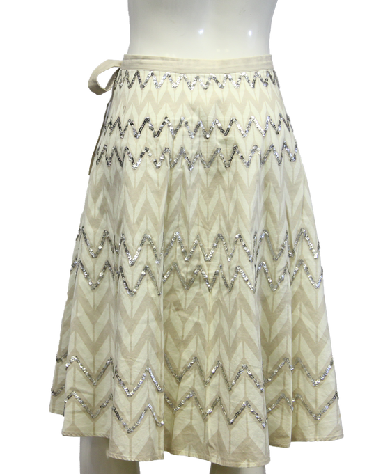 BCBG Max Azria Sequin Skirt Size L (SKU 000026) - Designers On A Dime - 1