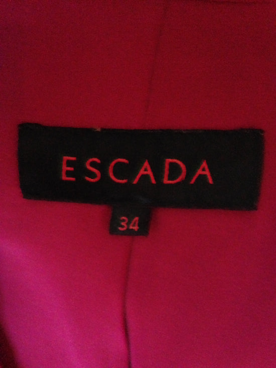 Escada 70's Jacket Magenta Size 34 SKU 000209