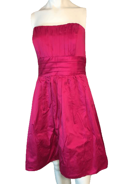 David's bridal fuschia dress hot sale