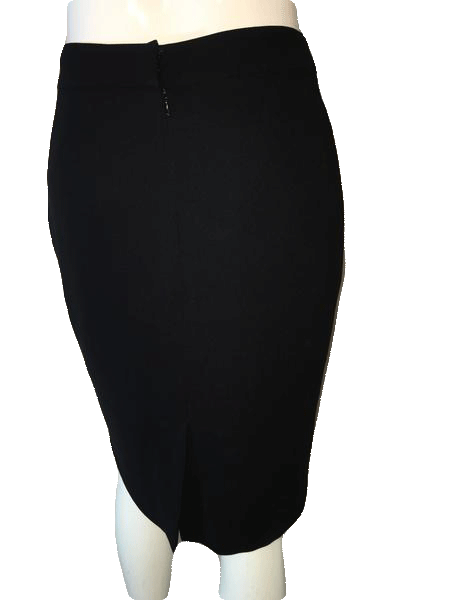 Anne Klein 70's Skirt Black Professional Size 8 SKU 000094