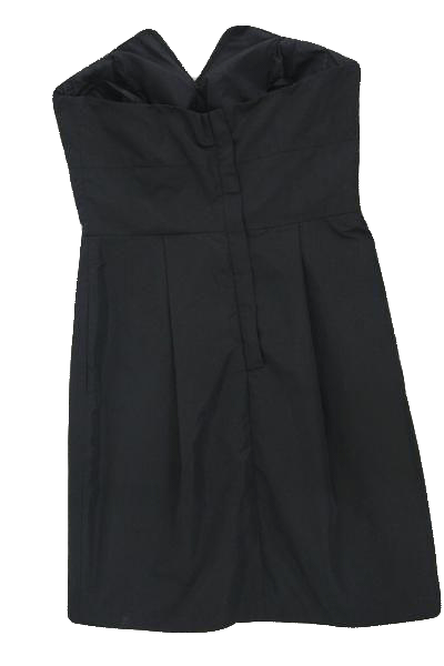 BCBG 80's Little Black Dress Strapless Size 2 SKU 000097