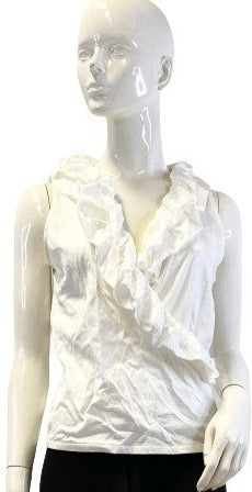 Ralph Lauren Top White Sleeveless Size S  SKU 000323-10