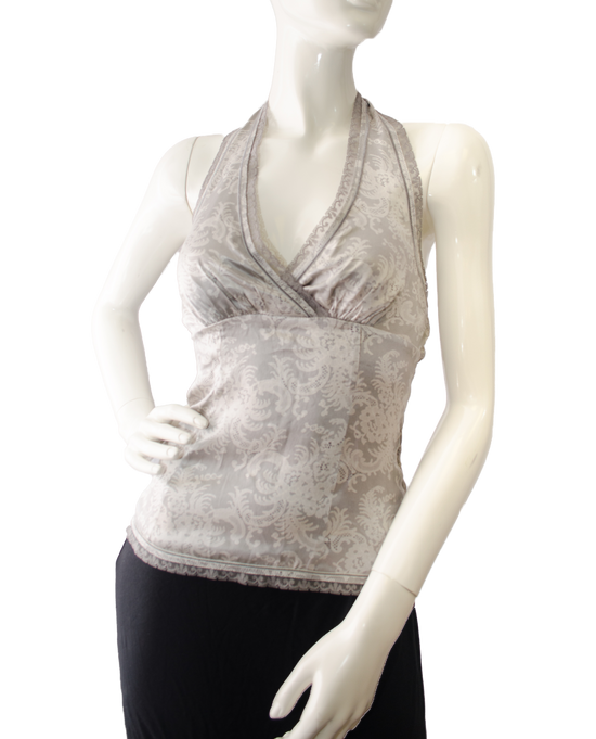 The Limited Shades of Grey Halter Top Size XS (SKU 000025) - Designers On A Dime - 1