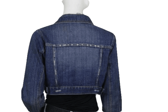 Roommates 60's Jacket Cropped Denim Long Sleeves Medium SKU 000116