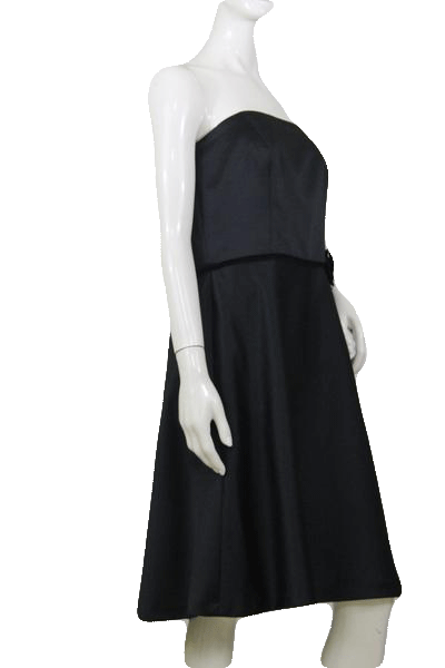 Harolds Black Strapless Party Dress Size 12 SKU 000172