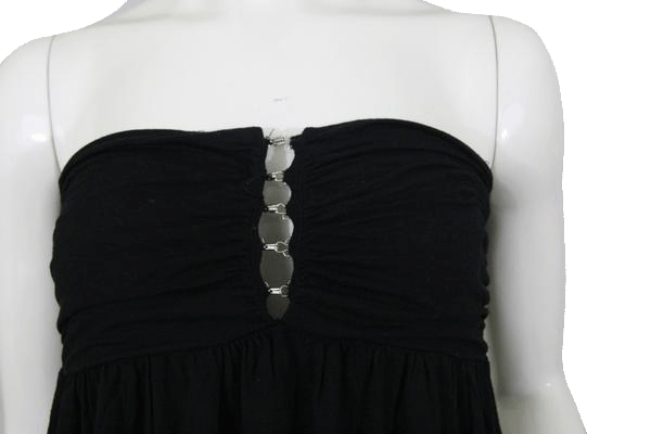 Slo Oal 90's Strapless  Style Black Dress Size L SKU 000172