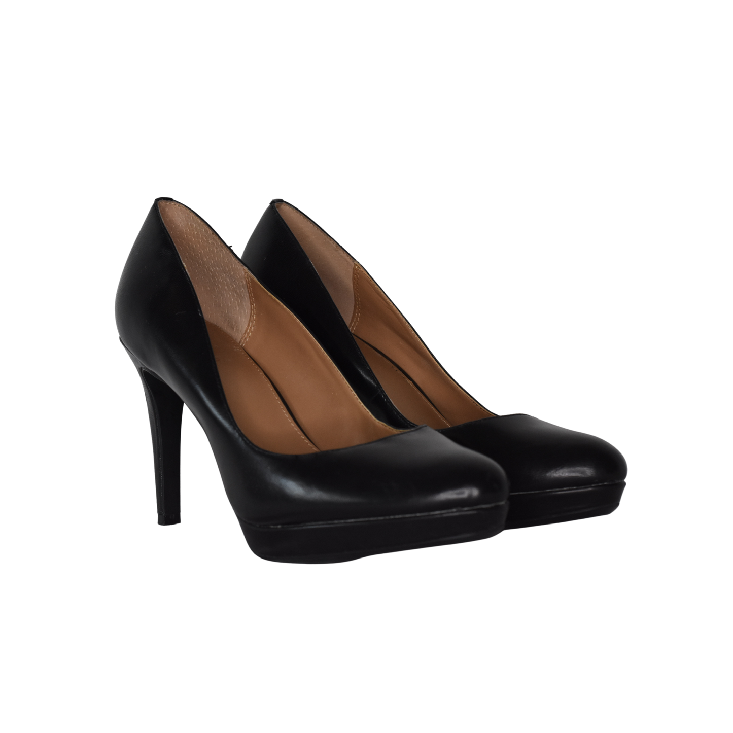 Calvin Klein High Heel Pumps w Gold Detail Black Size 8 SKU 000281 9 Designers On A Dime