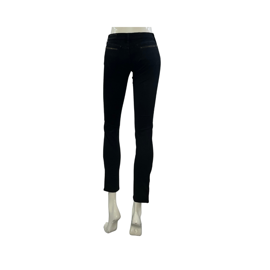 Rag & Bone Denim Jeans Zipper Pockets & Ankles Details Black Size 26 SKU 000015