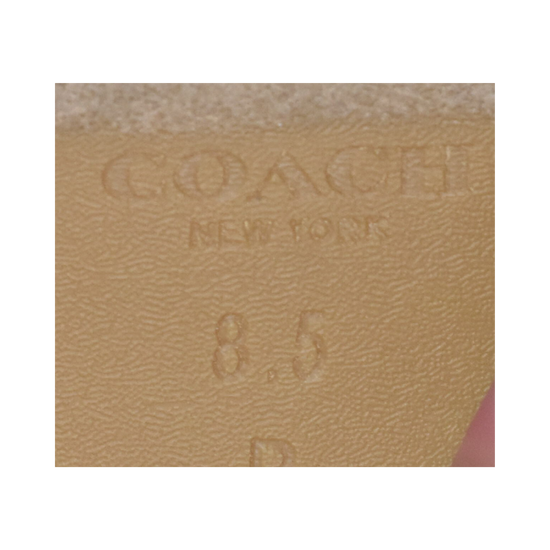 Coach Wedge-Heel Gold, Brown Size 8.5 SKU 000146-5