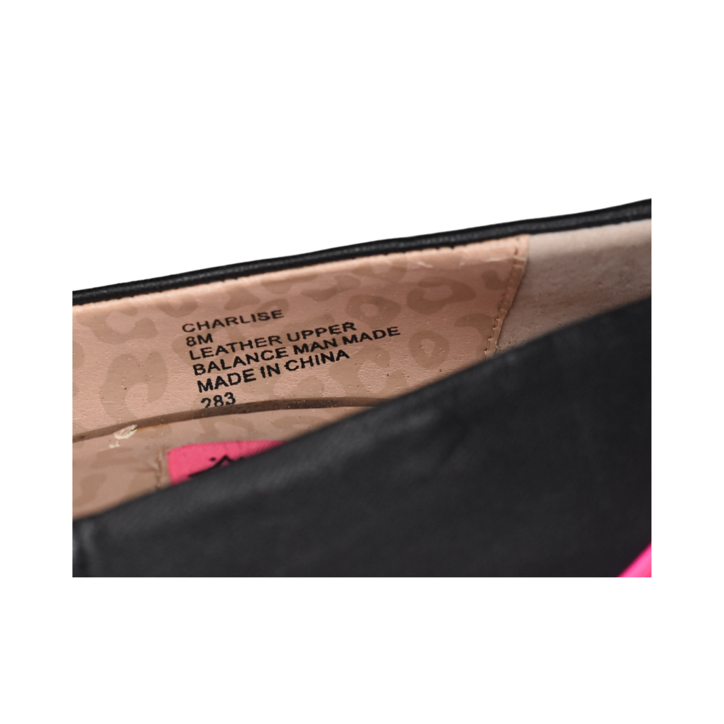 Betsey Johnson High Heels Closed-Toe Pumps Pink, Black Size 8M SKU 000192-6