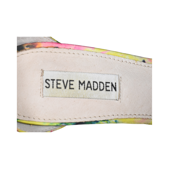 Steve Madden High Heel Floral Yellow, Pink Size 8M SKU 000329-6