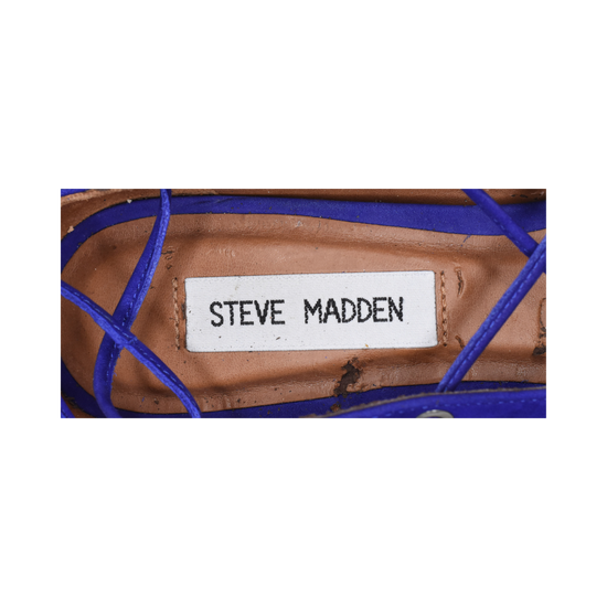 Steve Madden High Heel Lace-Up Cobalt-Blue Size 8M SKU 000336-1