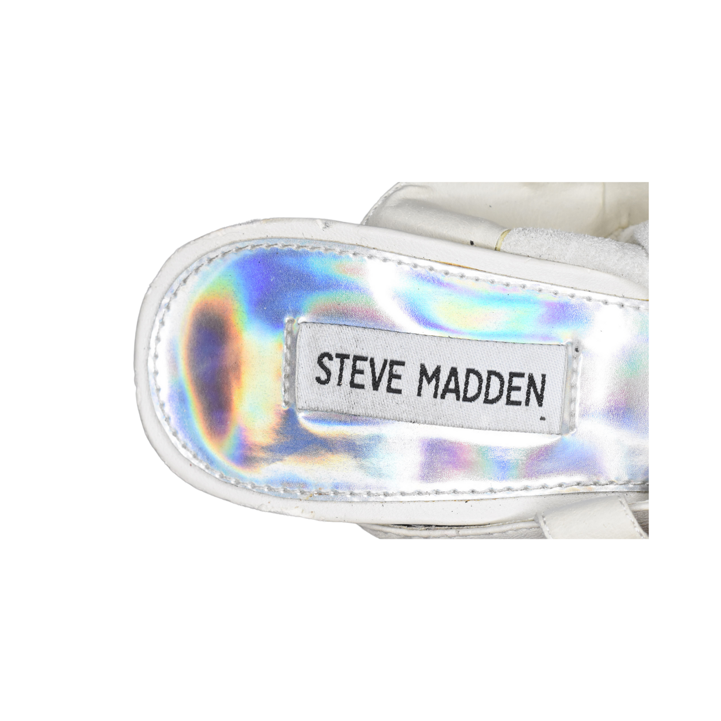 Steve Madden Open-Toe High Heels White Size 8M SKU 000249-4